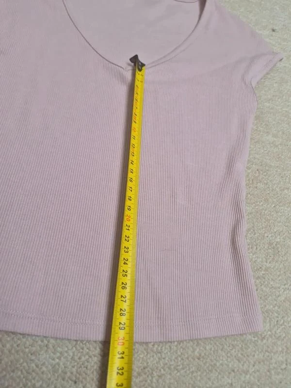 Top Bershka con cuello en V Rosa Pastel Talla S – photo 12
